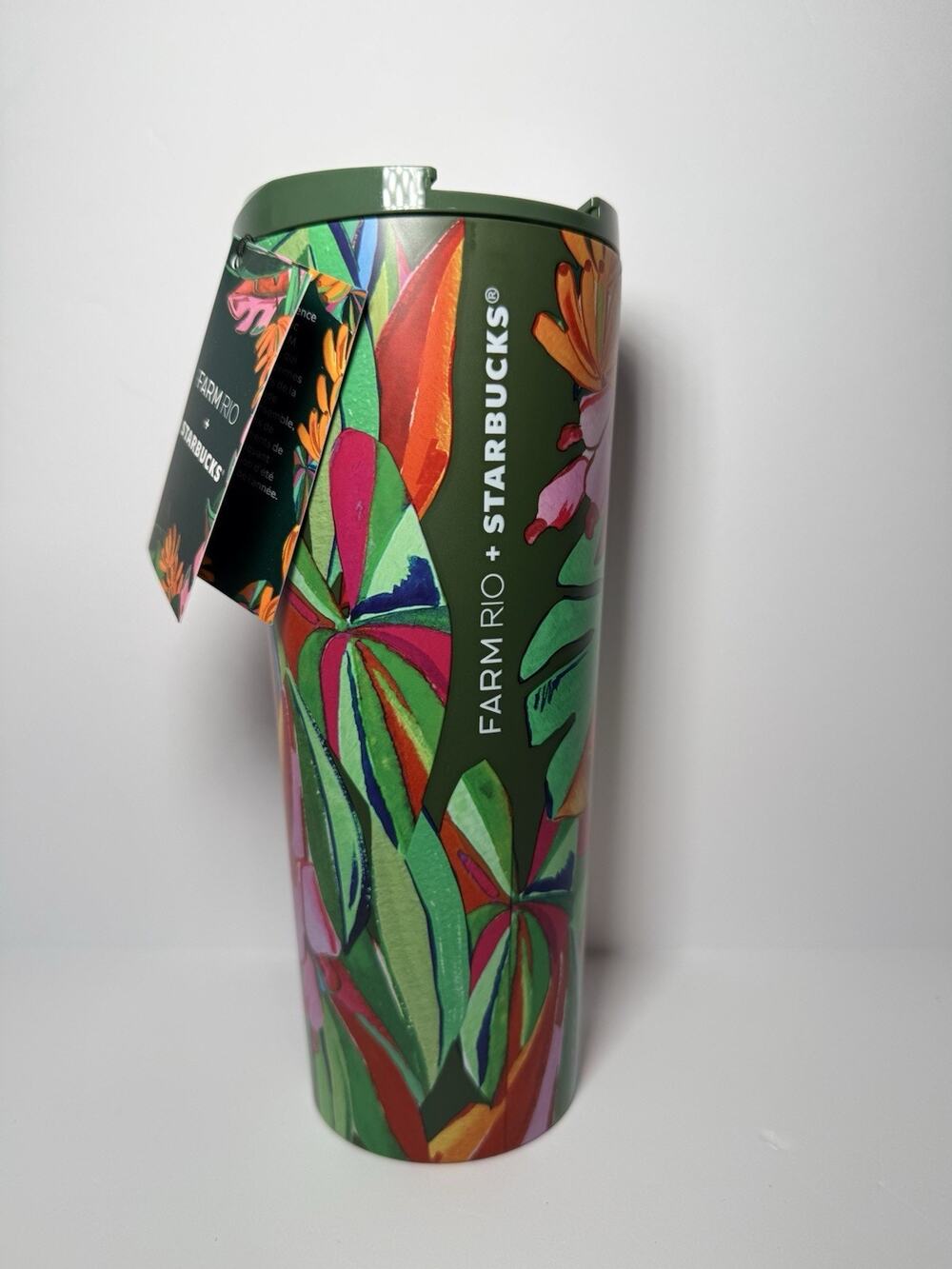 Starbucks X Farm Rio 2025 Limited Edition BANANA LEAVES 16oz Tumbler Mug NWT